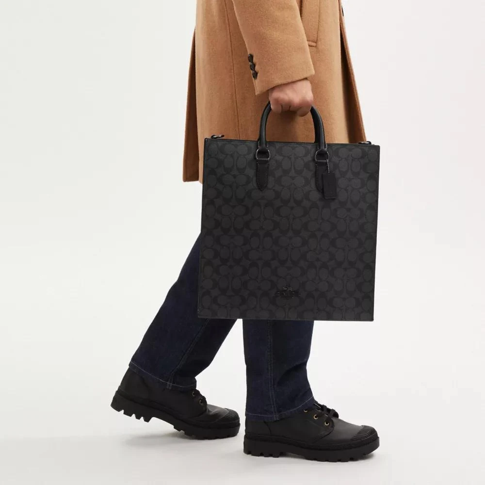 Coach Dylan Large Tote Bag In Signature Canvas 3