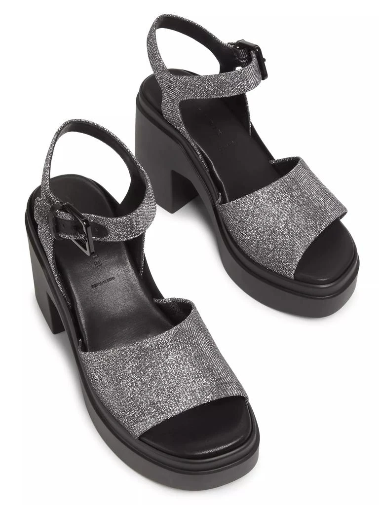 Clergerie Nelio 100MM Metallic Platform Sandals 4