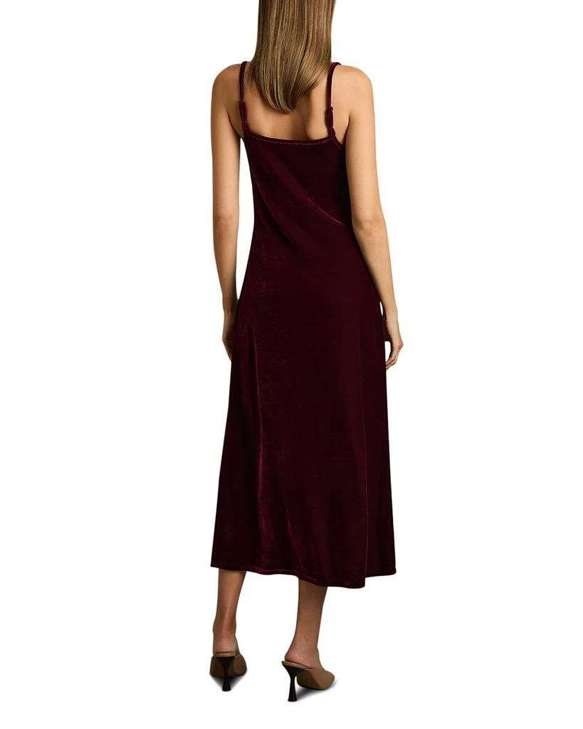 REISS Margot Velvet Slip Dress 3
