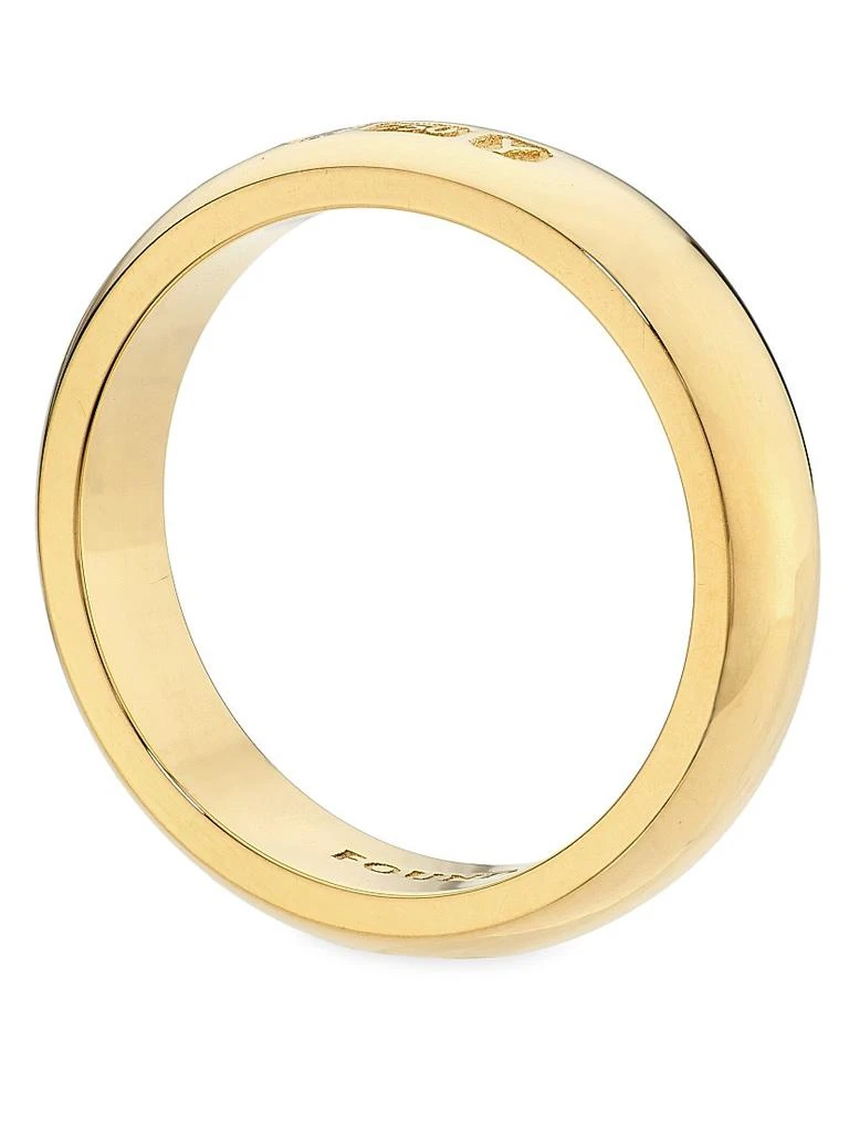 Foundrae True Love 18K Yellow Gold Engravable Ring 3
