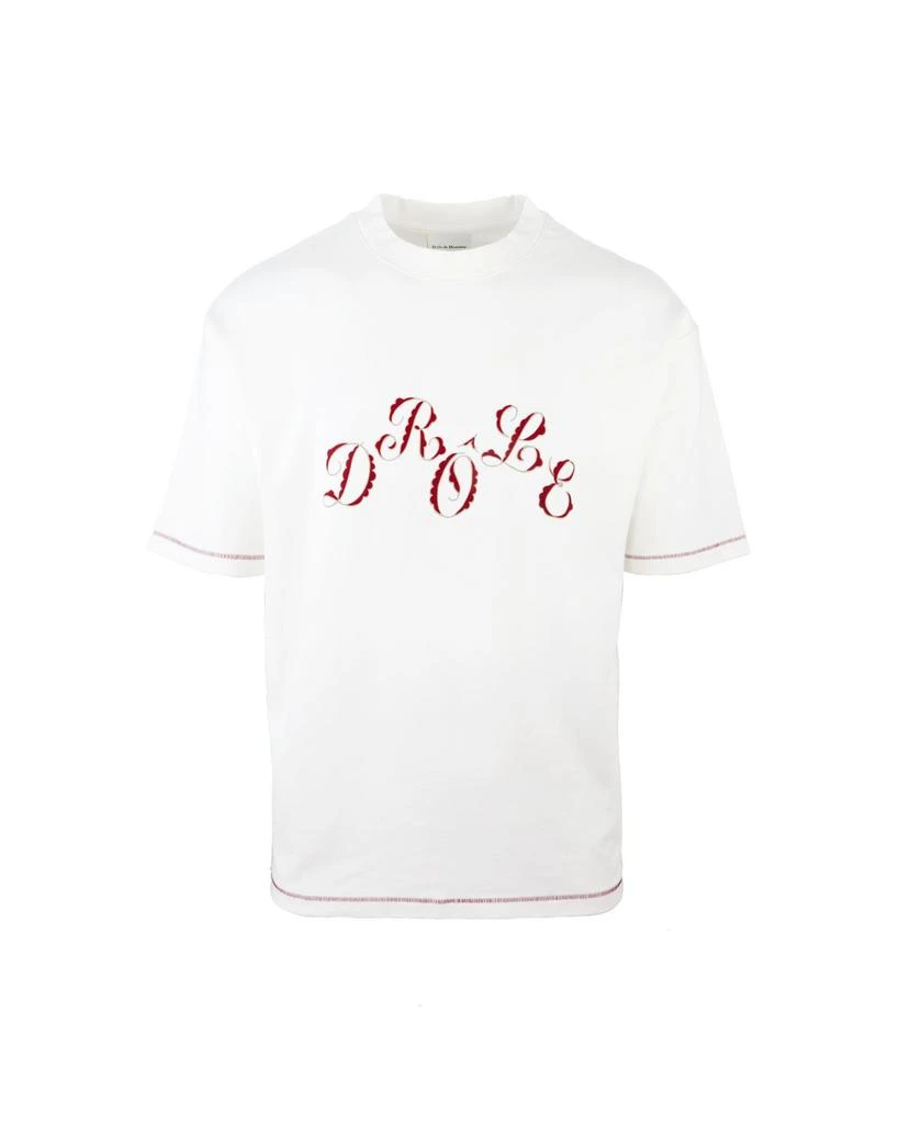Drôle de Monsieur Drôle de Monsieur Logo Printed T-Shirt 1
