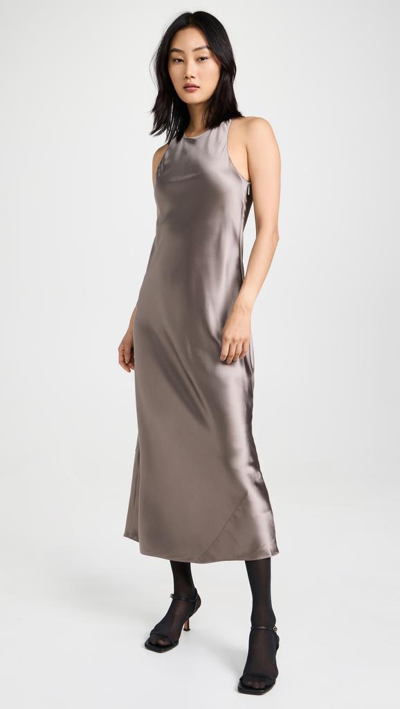 Tibi Heavy Satin Midi Dress