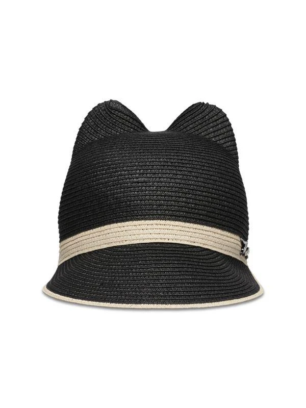 Karl Lagerfeld Paris Choupette Ears Straw Cat Hat 2