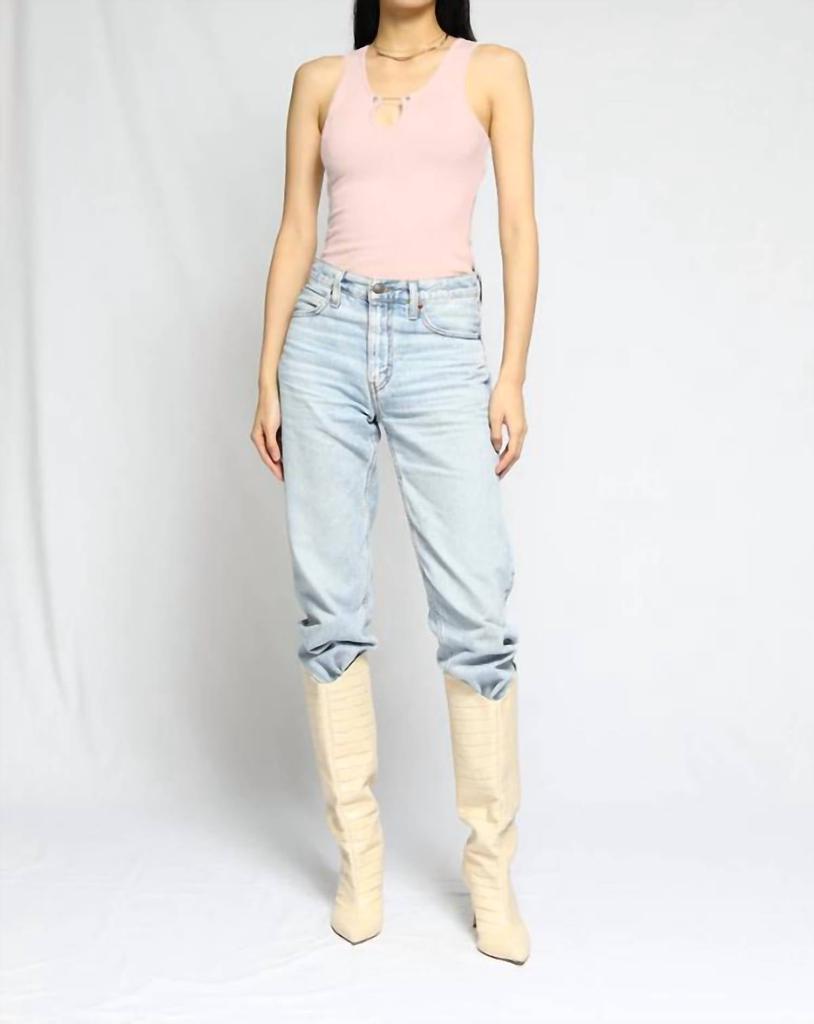The Range Alloy Rib Barbell Tank In Dusty Desert