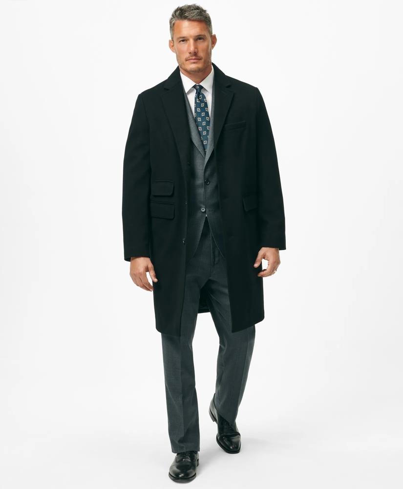 Wool Blend Balmacaan Guncheck Coat – On Sale Now with Up to 58