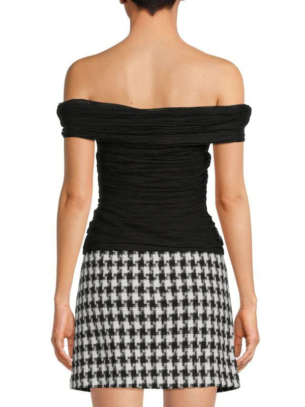 BCBG Ruched Off Shoulder Top 2