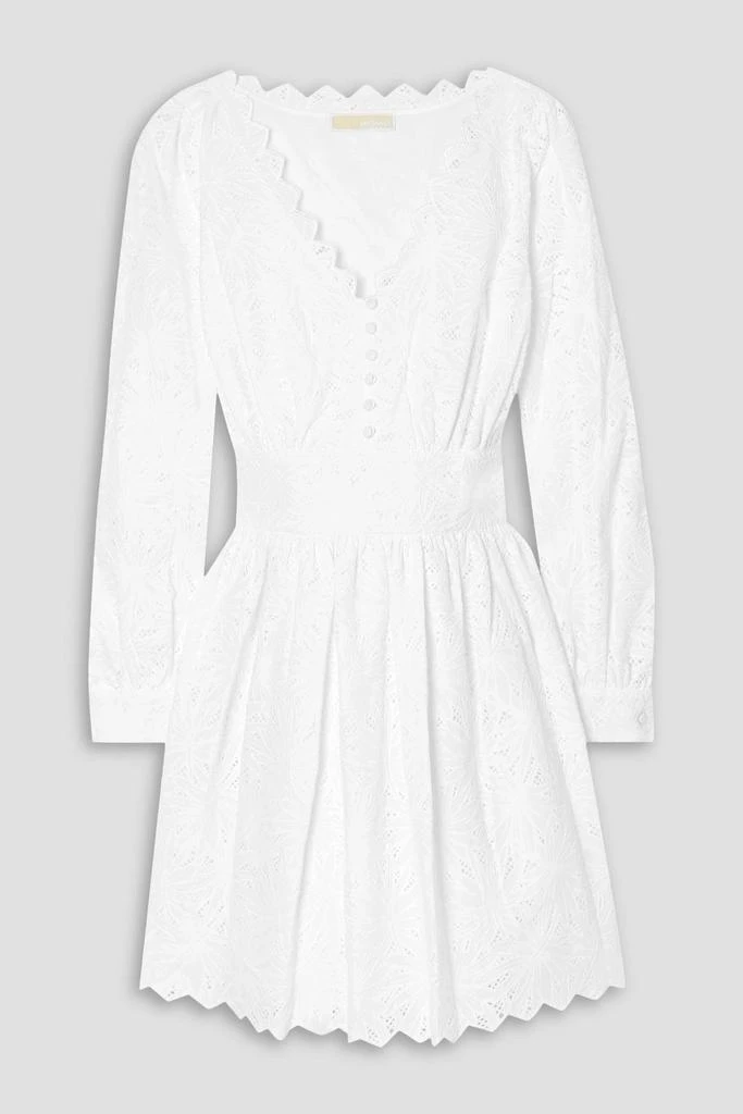 Michael Kors Broderie anglaise cotton mini dress 1