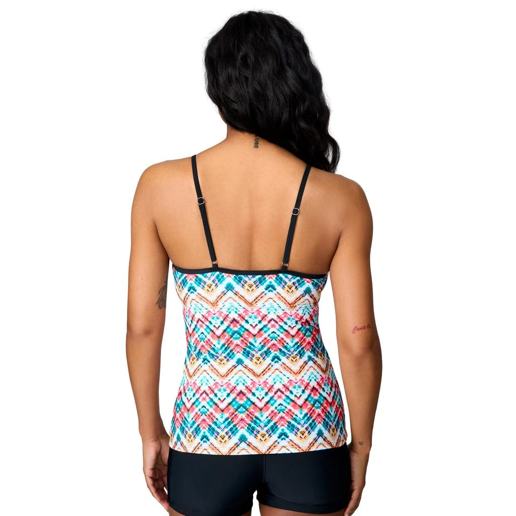 Free Country Women's 2-in-1 Keyhole Tankini Top 2