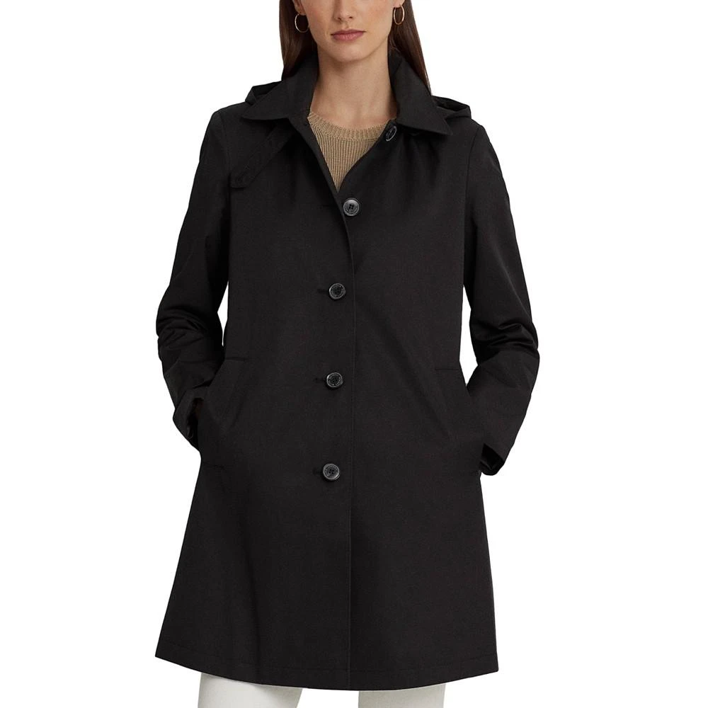 Lauren Ralph Lauren Women's Hooded A-Line Raincoat 3