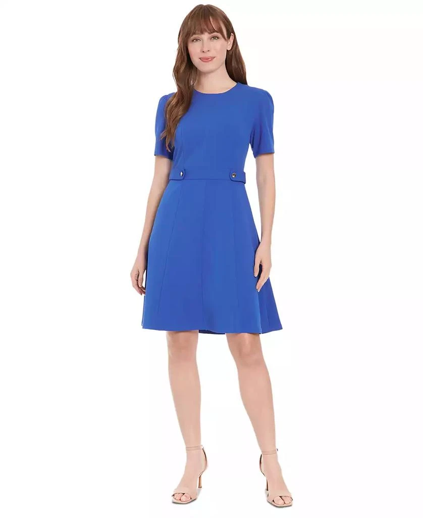 Women's Round-Neck Short-Puff-Sleeve Dress  On Sale Now with Up to 25% Off  | Discover Exclusive Deals & Savings at BeyondStyle  Authentic London  Times dress|women's fashion|dresses with Limited-Time Discounts, Free  Shipping,