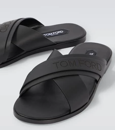 Tom Ford Preston T leather sandals 3