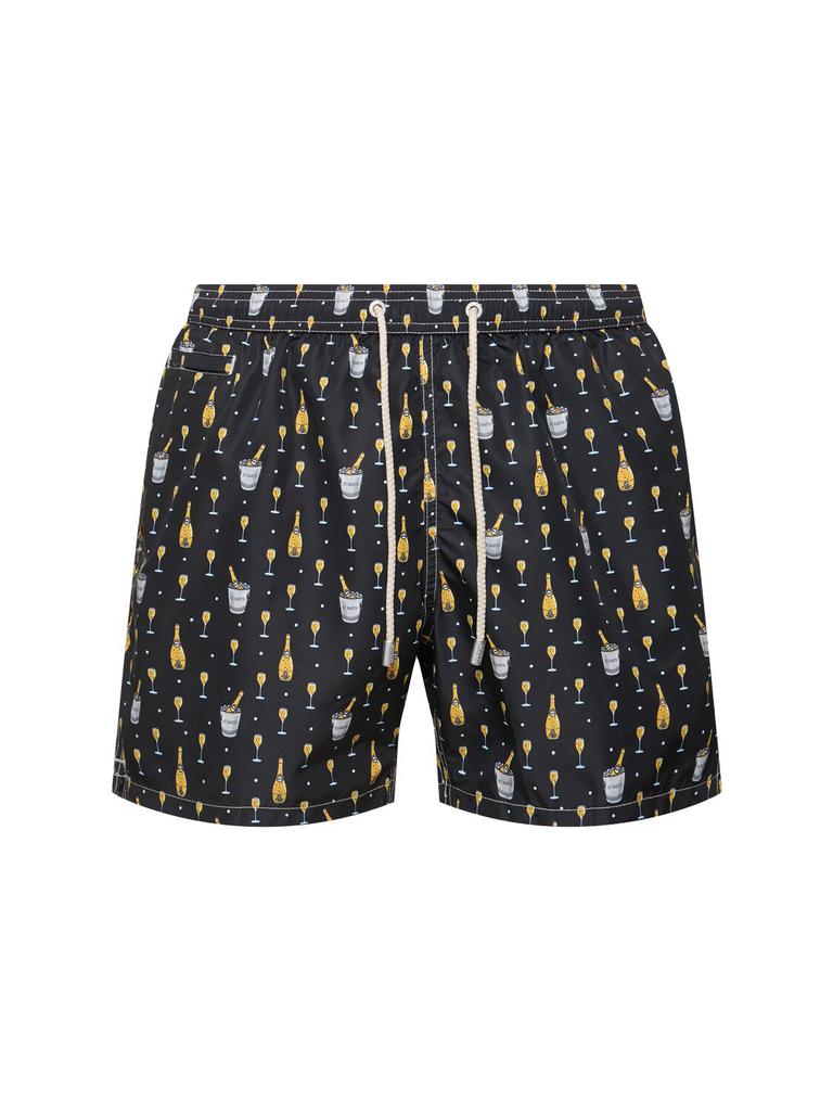 MC2 SAINT BARTH Champagne Print Ultralight Swim Shorts