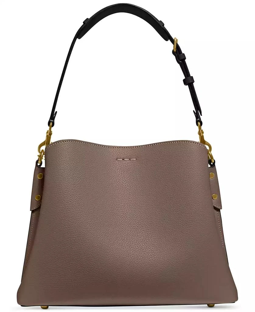 Coach Pebble Leather Willow Shoulder Bag with Convertible Straps 3