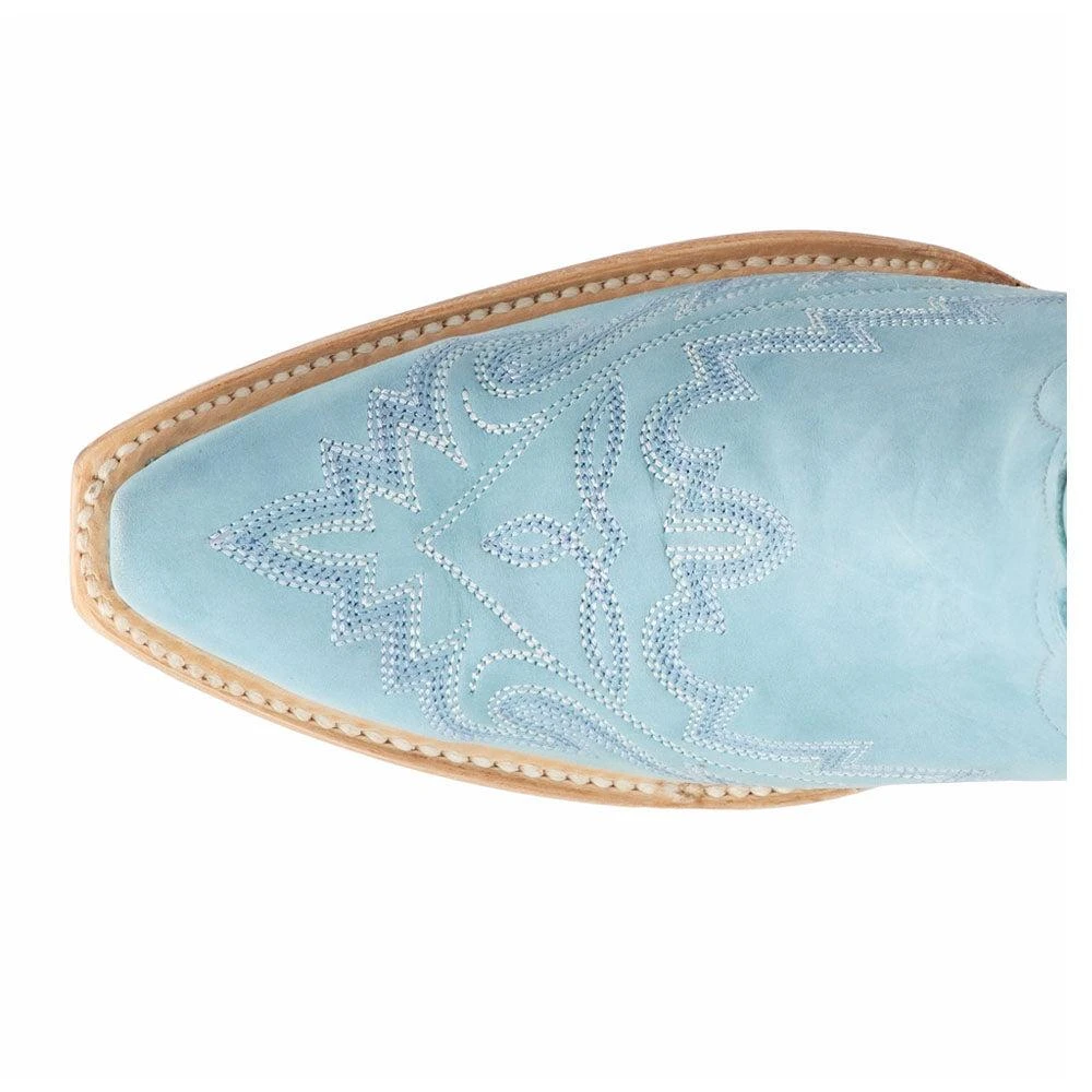 LANE Lexington Embroidered Snip Toe Cowboy Booties 4
