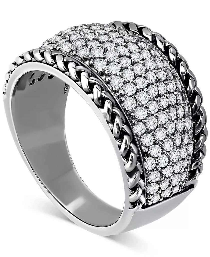Macy
s Cubic Zirconia Pavé Statement Ring in Sterling Silver 3