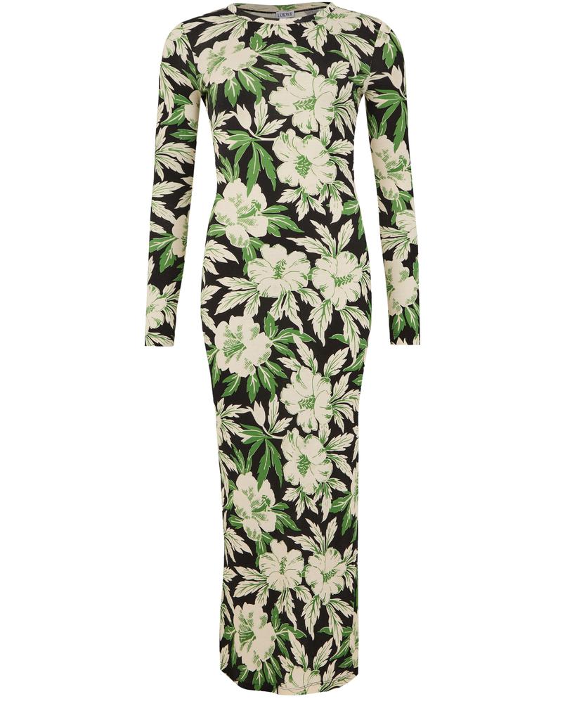 Loewe Floral print tube dress