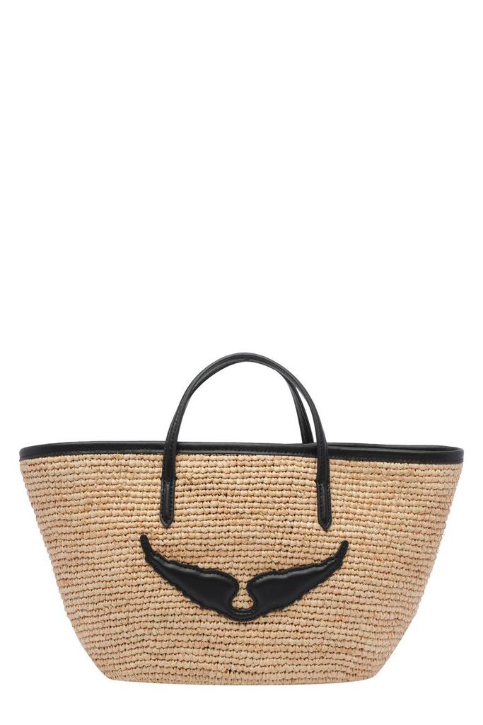 Shop Balenciaga Le City Medium Raffia Basket Bag on Sale at