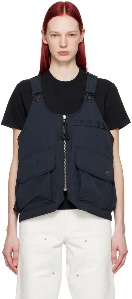 Snow Peak Black Takibi Weather Cloth Vest 1