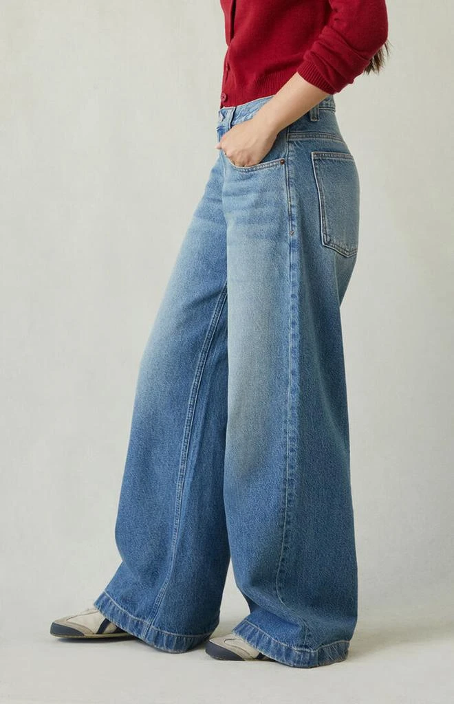 PacSun Sloane Low Rise Ultra Baggy Jeans Medium Blue 3