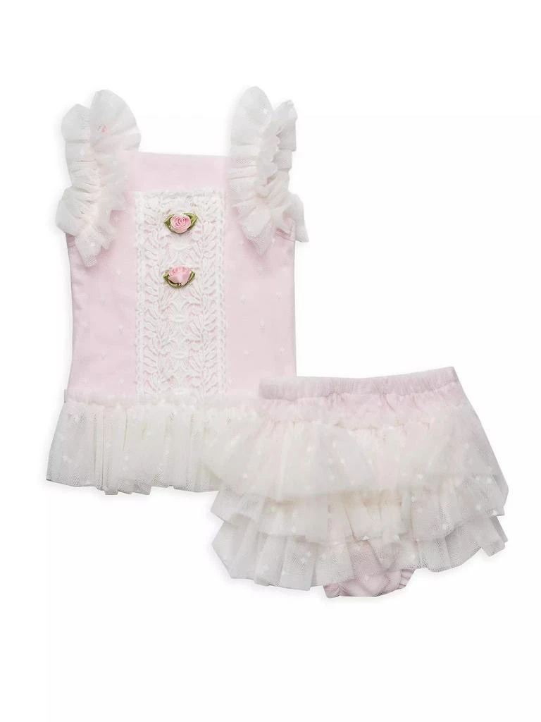 Haute Baby Baby Girl's 2-Piece Grace Top & Bloomers Set 1