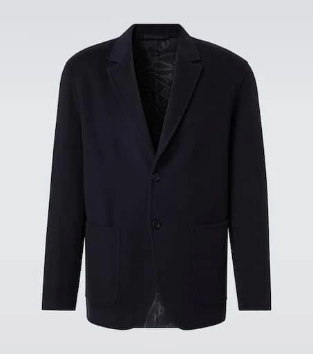 Berluti Scritto reversible wool and cashmere blazer 1