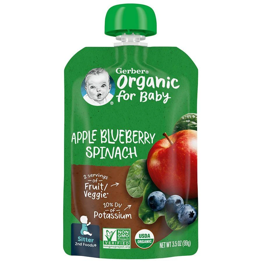 Gerber 2nd Foods Baby Food Apple Blueberry Spinach 1