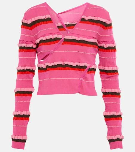 Jacquemus Le Cardigan Tordu cropped cardigan 1