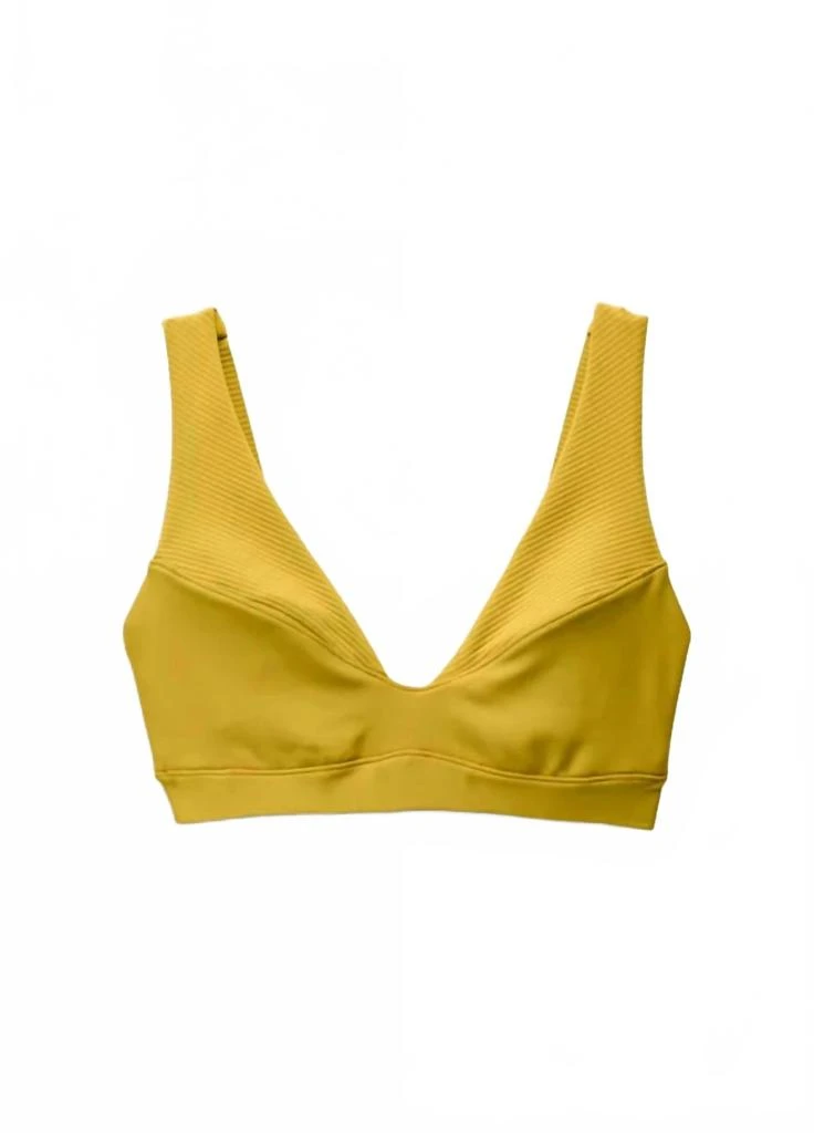 Prana Women
s Sculpt Send Off Sport Bra In Golden Leaf 5