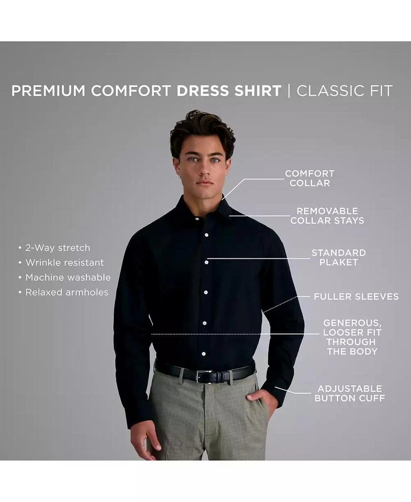 Haggar Men's Big & Tall Classic-Fit Premium Comfort Dress Shirt 9