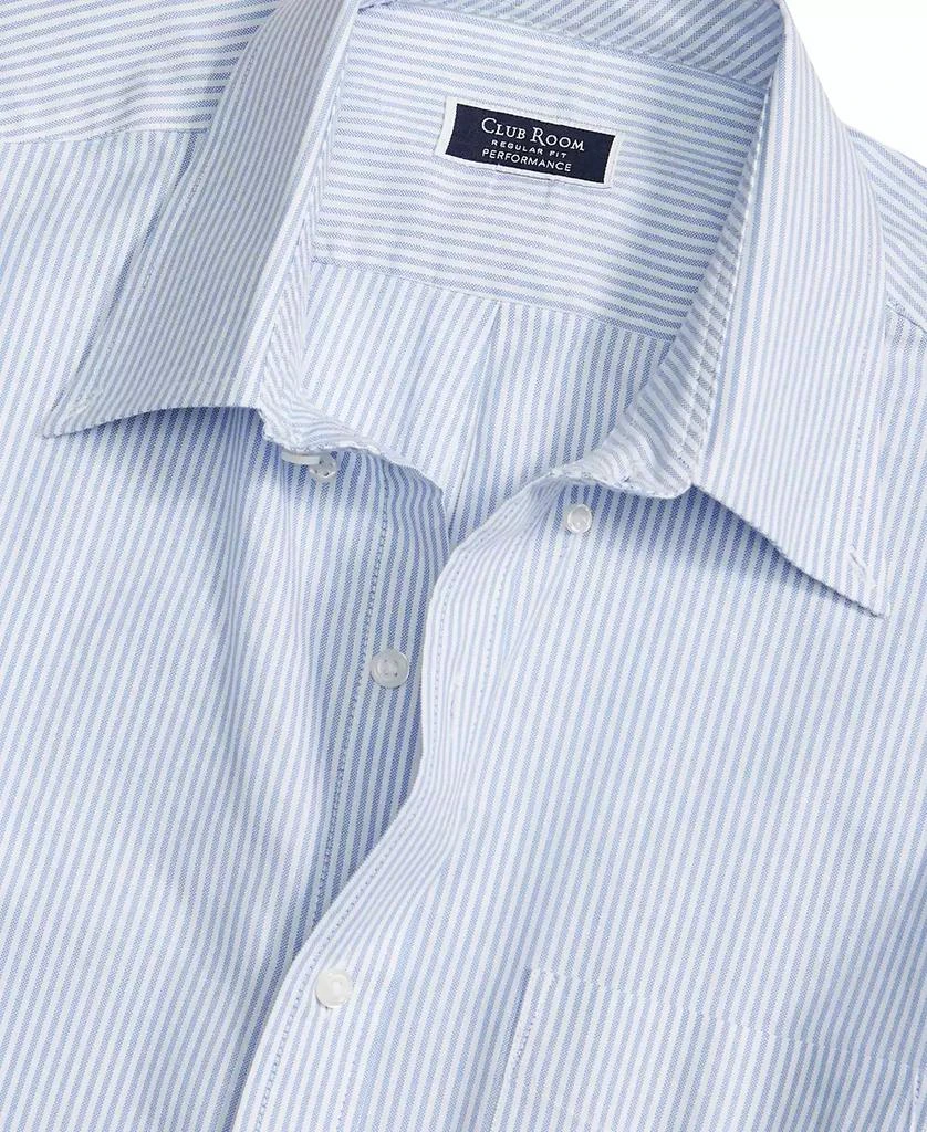 Club Room Men's Regular Fit University Stripe Dress Shirt, Created for Macy's 3