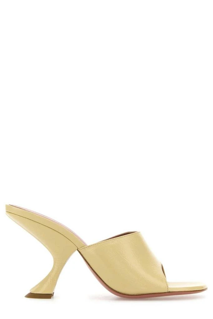 Amina Muaddi Amina Muaddi Lupita Sculpted Heel Sandals 1