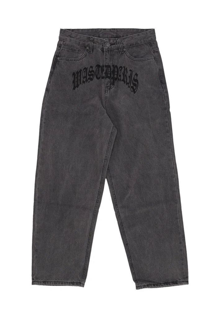 Wasted Paris Jeans Man Chrome Casper Pants Faded Black 1