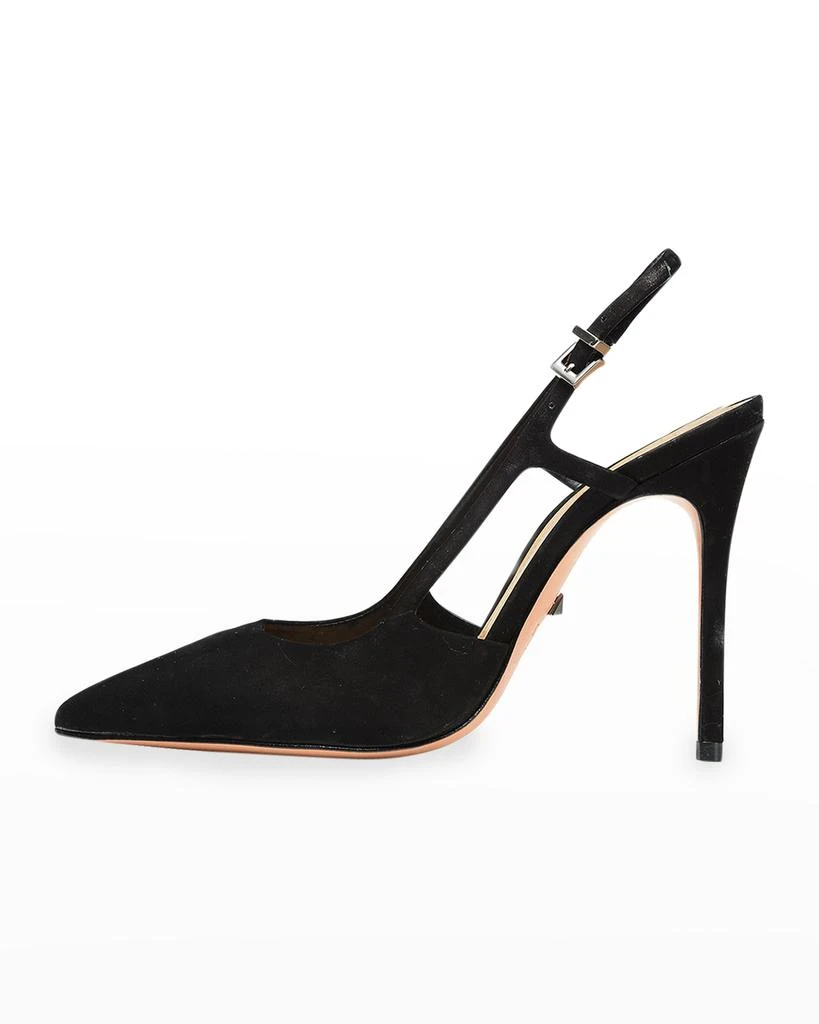 Schutz Boris Suede Slingback High-Heel Pumps 1