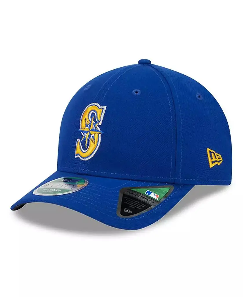 New Era Men's Royal Seattle Mariners Player Replica 9FORTY Adjustable Hat