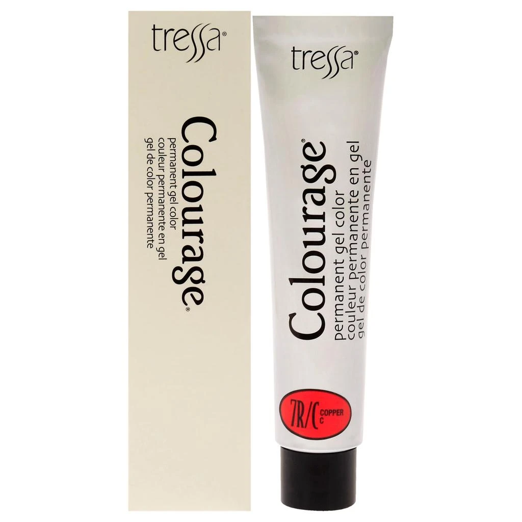 Tressa Colourage Permanent Gel Color - 7RC Copper by  for Unisex - 2 oz Hair Color 1