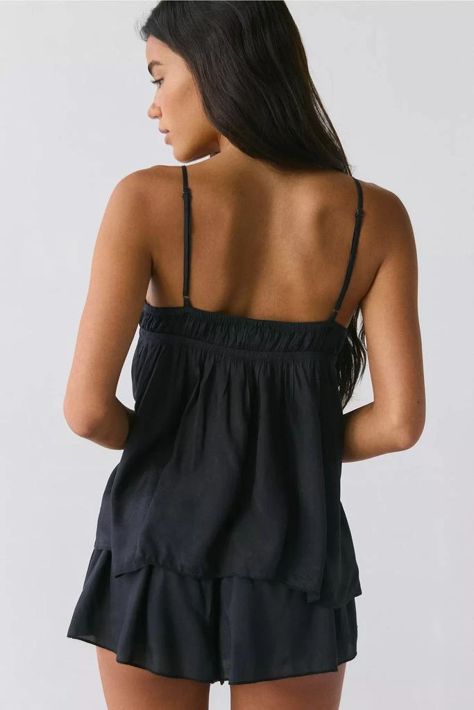 Out From Under Out From Under Hydra Tie-Front Flyaway Cami 
Micro Short Set 6