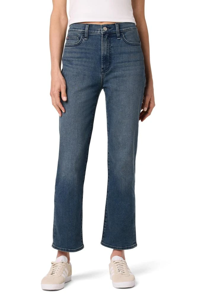 Hudson Noa High Waist Crop Straight Leg Jeans
