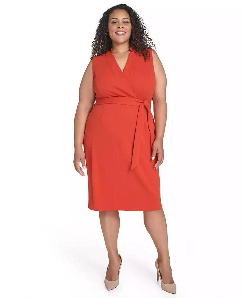green emerald velvet dress Calvin Klein Women's Plus Size Tiered Bell Sleeve Dress – Biggybargains
