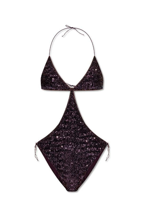 Oséree Oséree Sequin Embellished One-Piece Swimsuit 1