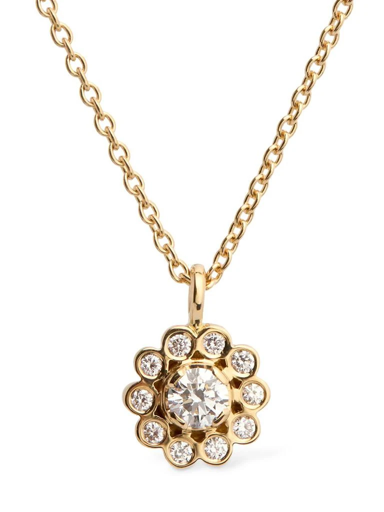 Sophie Bille Brahe Soleil Simple 18kt & Diamond Necklace from LUISAVIAROMA