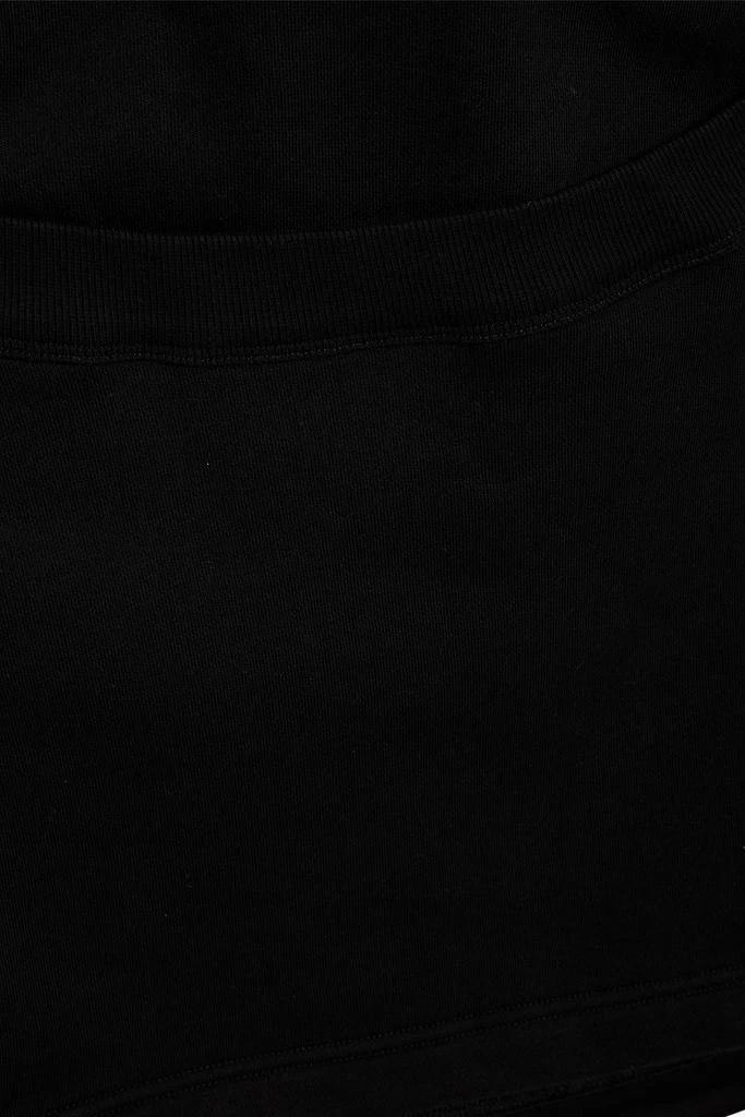Dion Lee Oversized layered French cotton-terry hoodie 4
