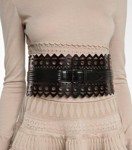 Alaïa Leather corset belt 75CM - Belts - Free Shipping