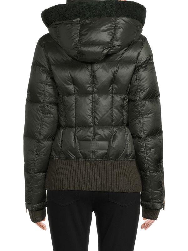 Nicole Benisti Moritz Faux Fur Trim Down Puffer Jacket