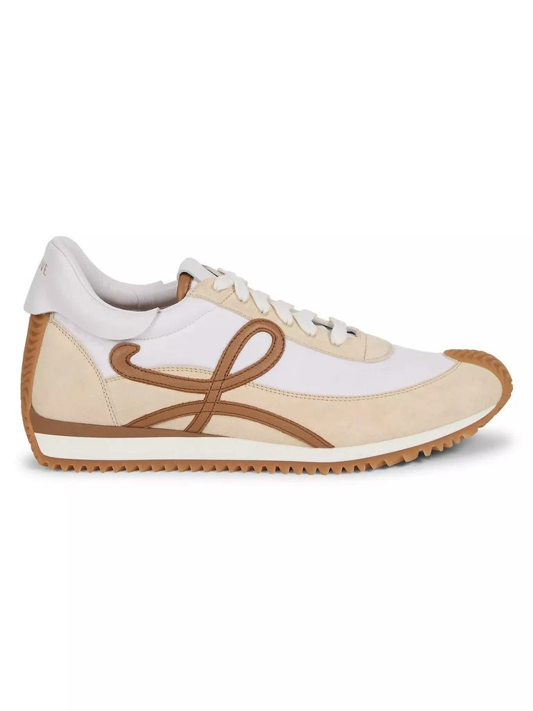 Loewe Men's LOEWE x Paula's Ibiza Flow Runner Suede Low-Top Sneakers 1