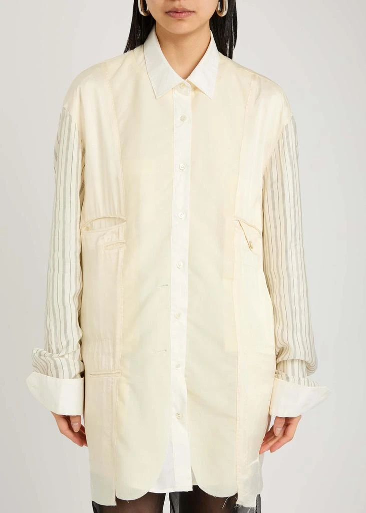 MAISON MARGIELA Panelled satin-twill jacket 2