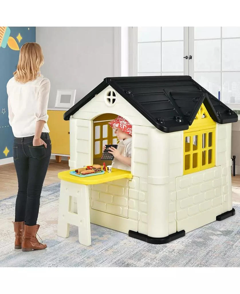 Mecale Kid
s Playhouse Pretend Toy House For Boys and Girls 7 Pieces Toy Set 9