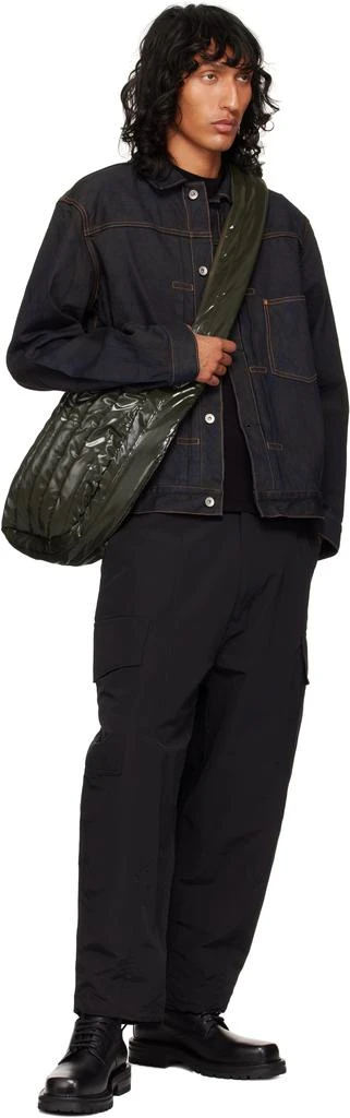 Omar Afridi SSENSE Exclusive Khaki Quilted Lidia Tote 4