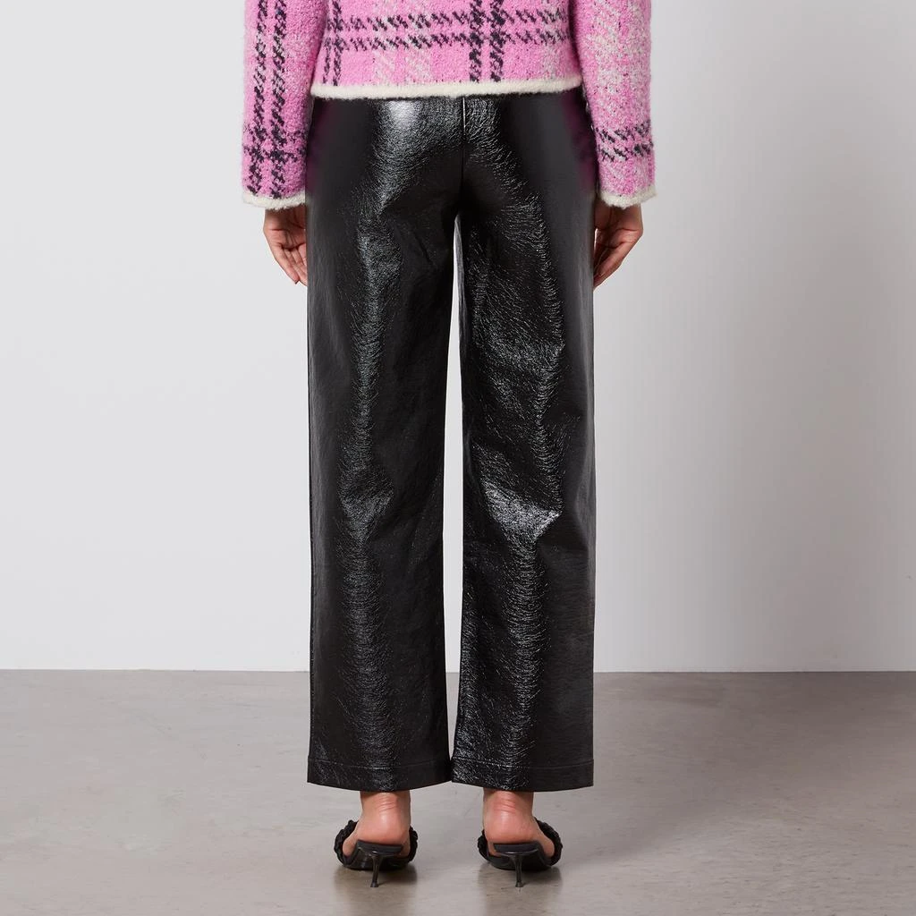 Kitri Janice Vinyl Straight-Leg Trousers 2