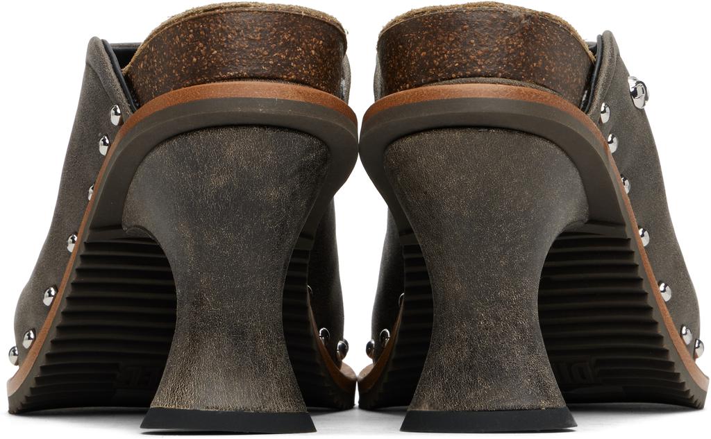 【関税込み】Diesel ブラウン D-Woodstock MI Clog ミュール Shop Brown D-Woodstock MI Clog Mules on Sale at BeyondStyle