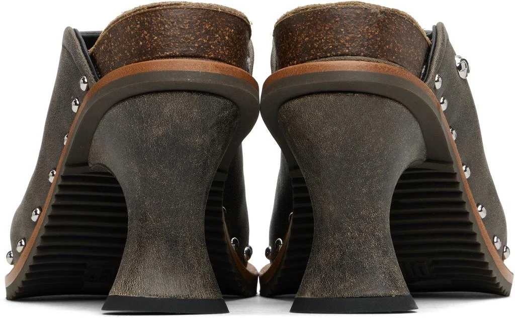 Diesel Brown D-Woodstock MI Clog Mules 2